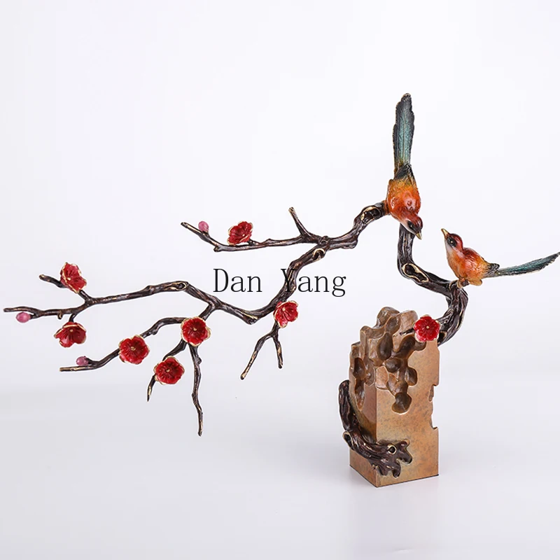 

YJ Chinese art happy eyebrows ornament high-end living room entrance decoration handicrafts opening housewarming gifts