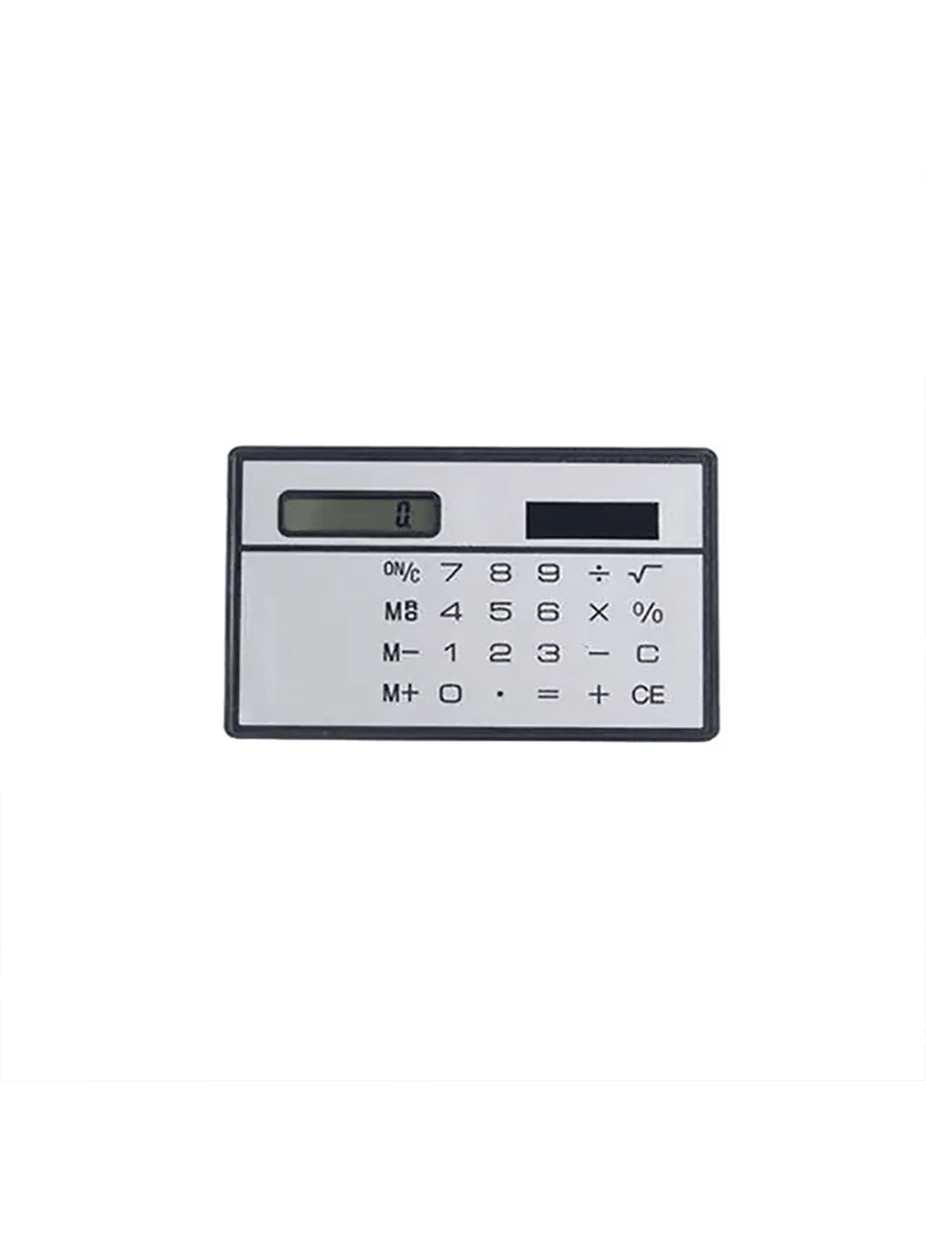 Creative Ultra-thin Mini Solar Card Type Portable Calculator Student Gift