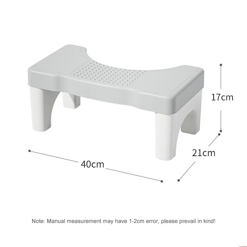 Toilet Potty Stool For Duty Plastic Portable Squatting Poop Foot Stool Bathroom Non-Slip Toilet Assistance Step Stool image 5
