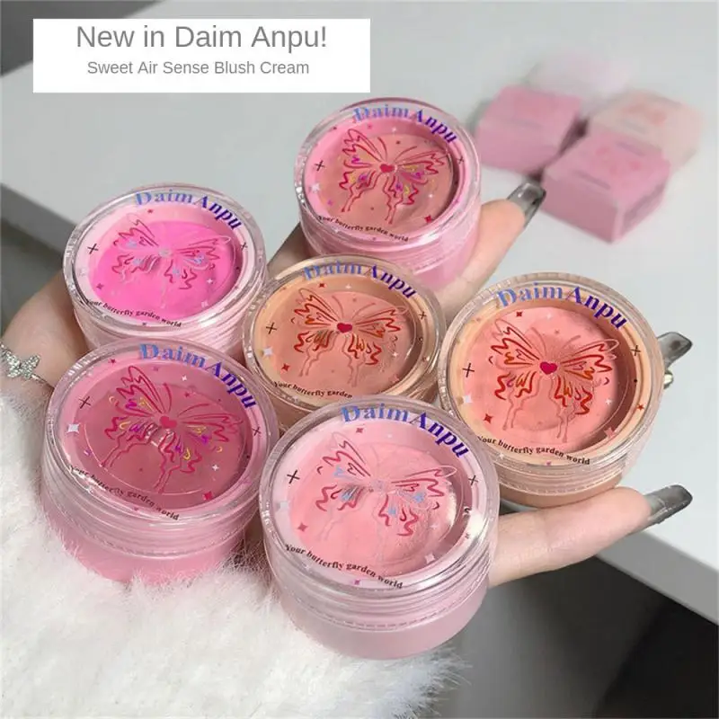 1/3pcs Matte Blush Mushroom Head Lazy Air Cushion Waterproof Lasting Blusher Palette Cheek Contour Natural Cheek Tint Cosmetics