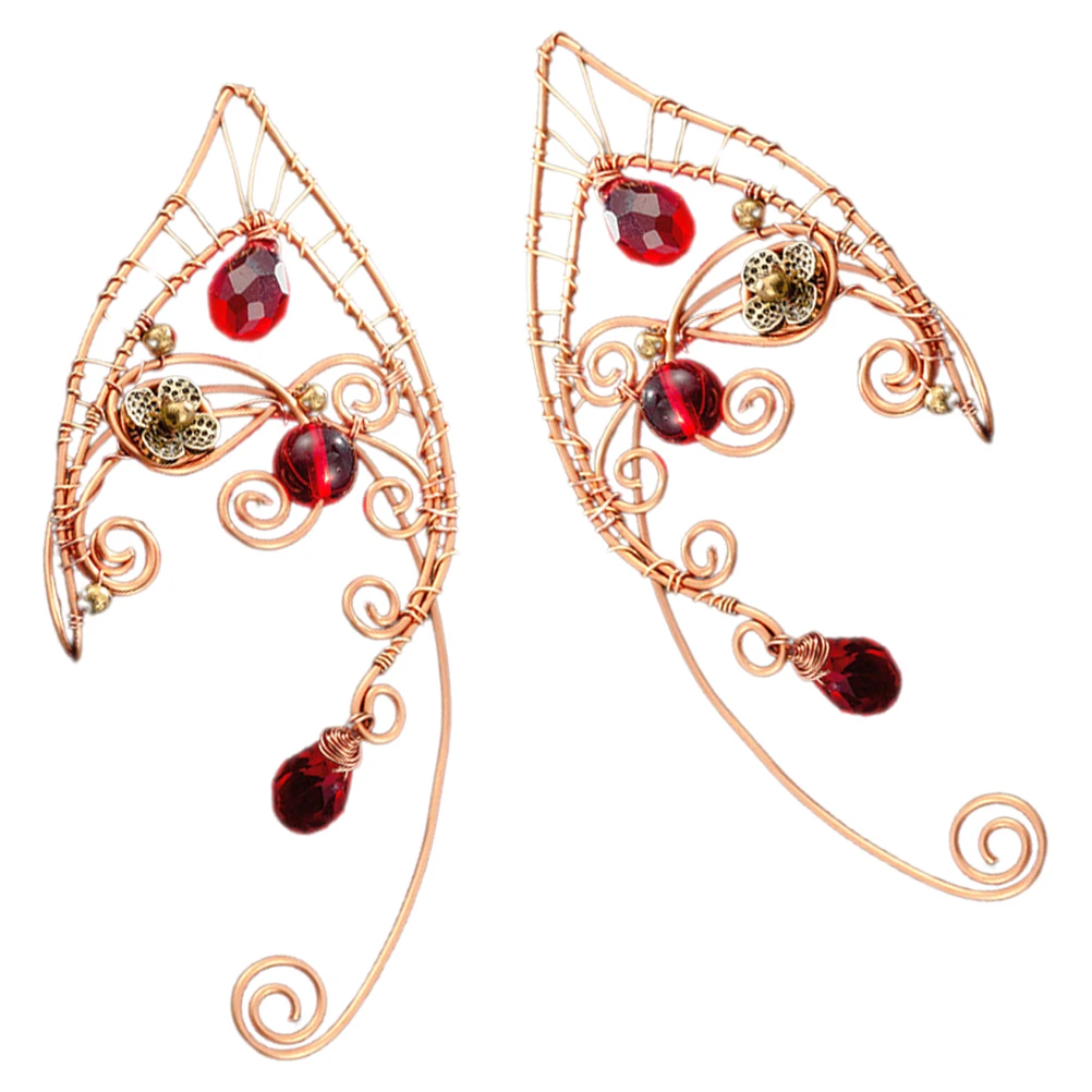 

Ear Cosplay Accessories Earrings Fairy Elf Cuff Jewelry Copper Non Piercing Comfortable Cosplay Accessories For Women