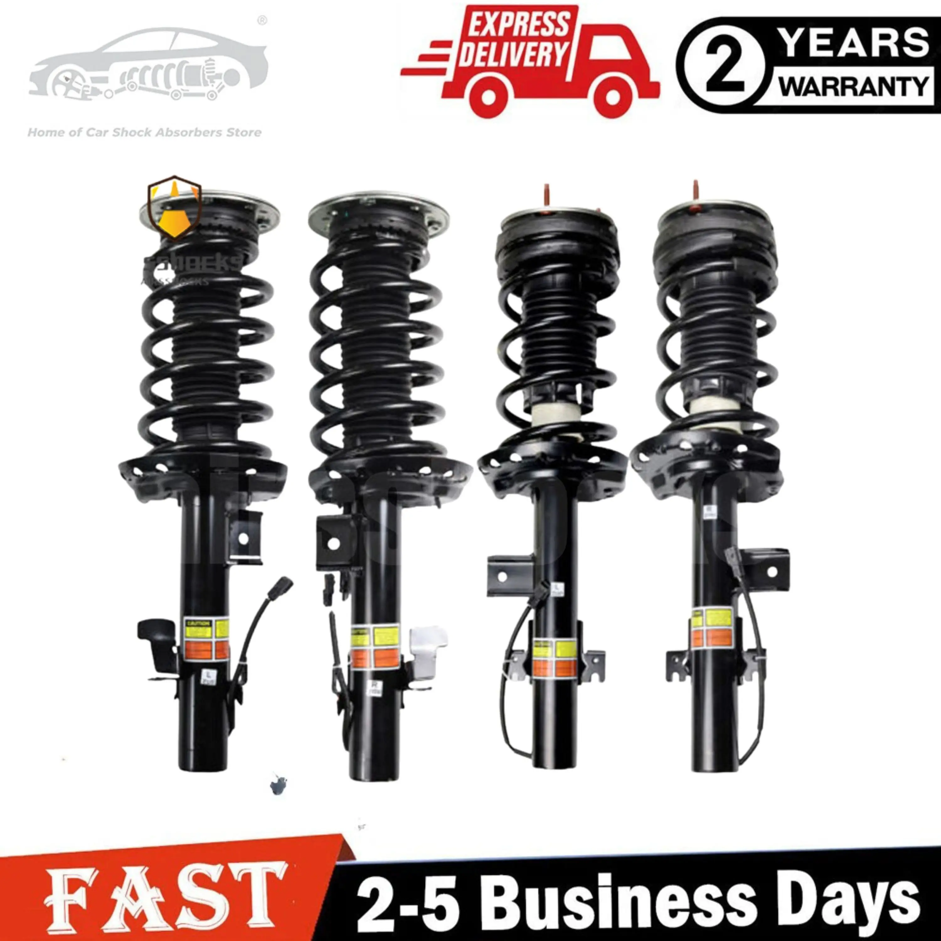 4 pieces Front Rear Shock Struts Magnetic For Range Rover Evoque L538 2012-2018 LR070932 LR024437 LR051481 LR024447 LR044687
