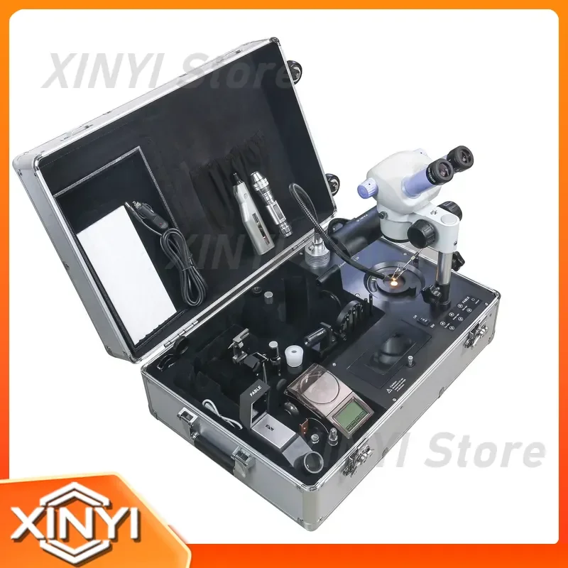 Hot Sale Portable Gem Identification Suits with 20 Kinds of Gemological Instrument