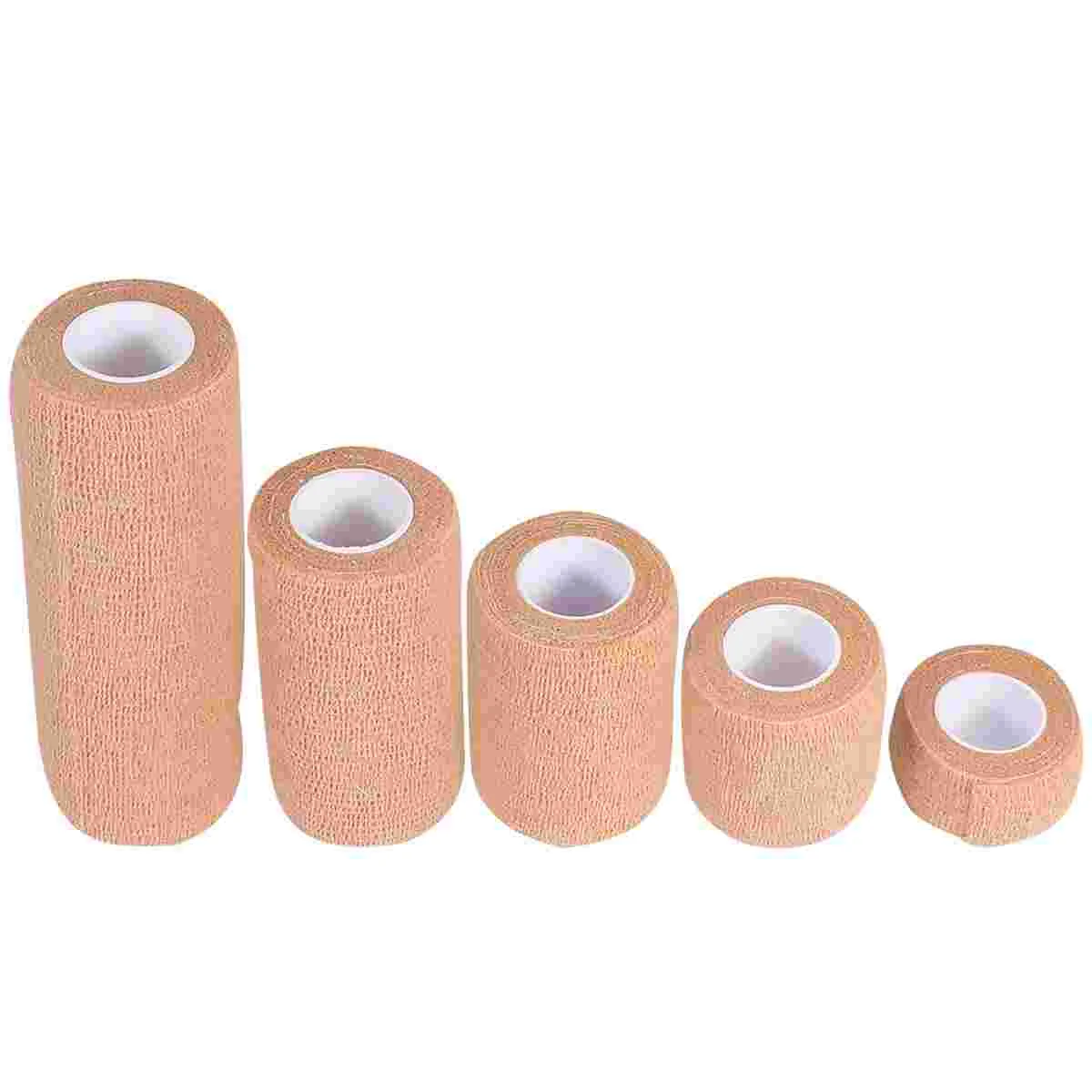 

5 Pcs Water Proof Athletic Tape Adhesive Cohesive First Aid Bandage Elastic Bandages