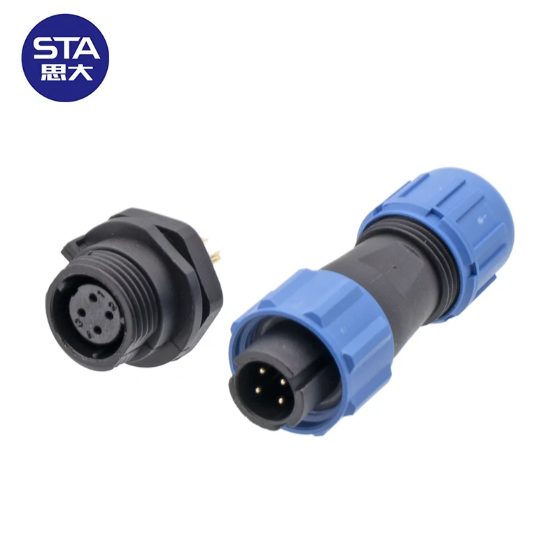 IP67 IP68 Circular Industrial Waterproof Connector Weipu Female Socket Male Plug Aviation Connector SP1110 SP1111 SP1112