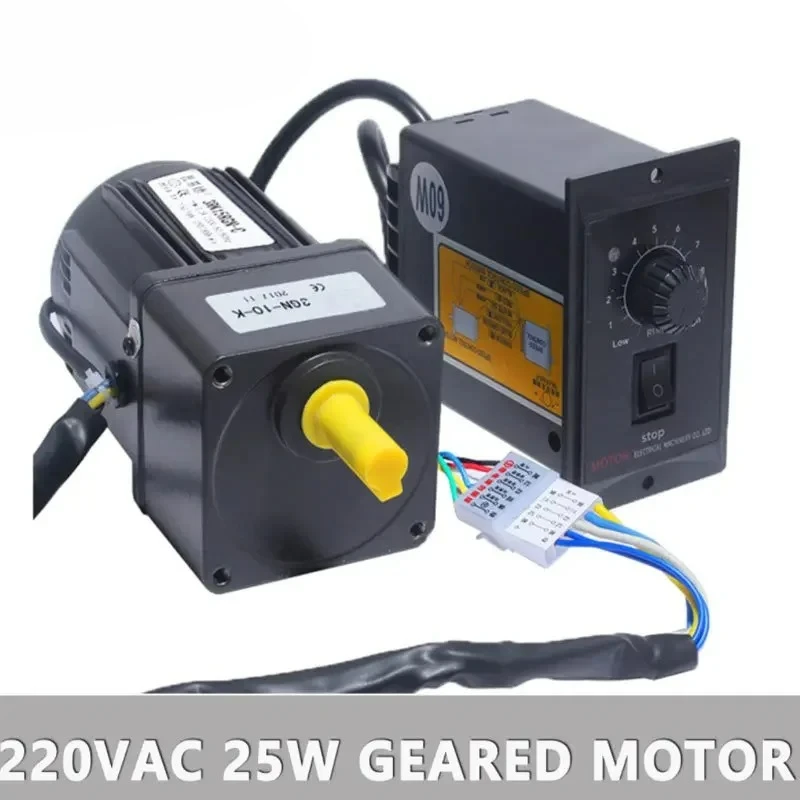 

Customizable 220V 25W 4RK25GN-C 415-4.2RPM AC Reversible Gear Variable Speed Motor 1:3-1:300 AC Gear
