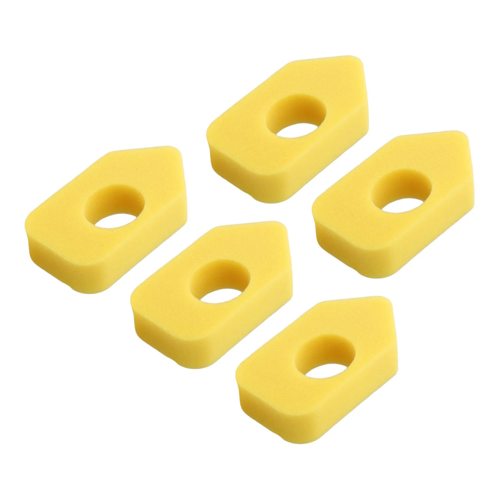 

5pcs Yellow Air Filters For 698369 5088D 5088H 5086K 4216 5099 Foam Air Filter Air Cleaner Foam Filter Kit Garden Repair Tools