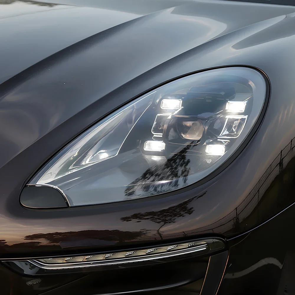 

Car Front Lamps For Porsche Macan 2014-2018 LED Auto Headlights Assembly Upgrade 2021 Style Projector Lens Tool Car Accessories