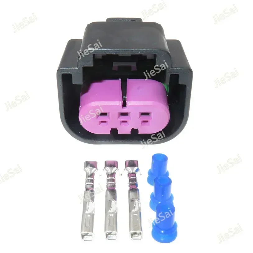 3 Pin Auto Crankshaft Position Sensor Plug 13511131 Waterproof Automotive Knock Sensor Harness Connector For BUICK