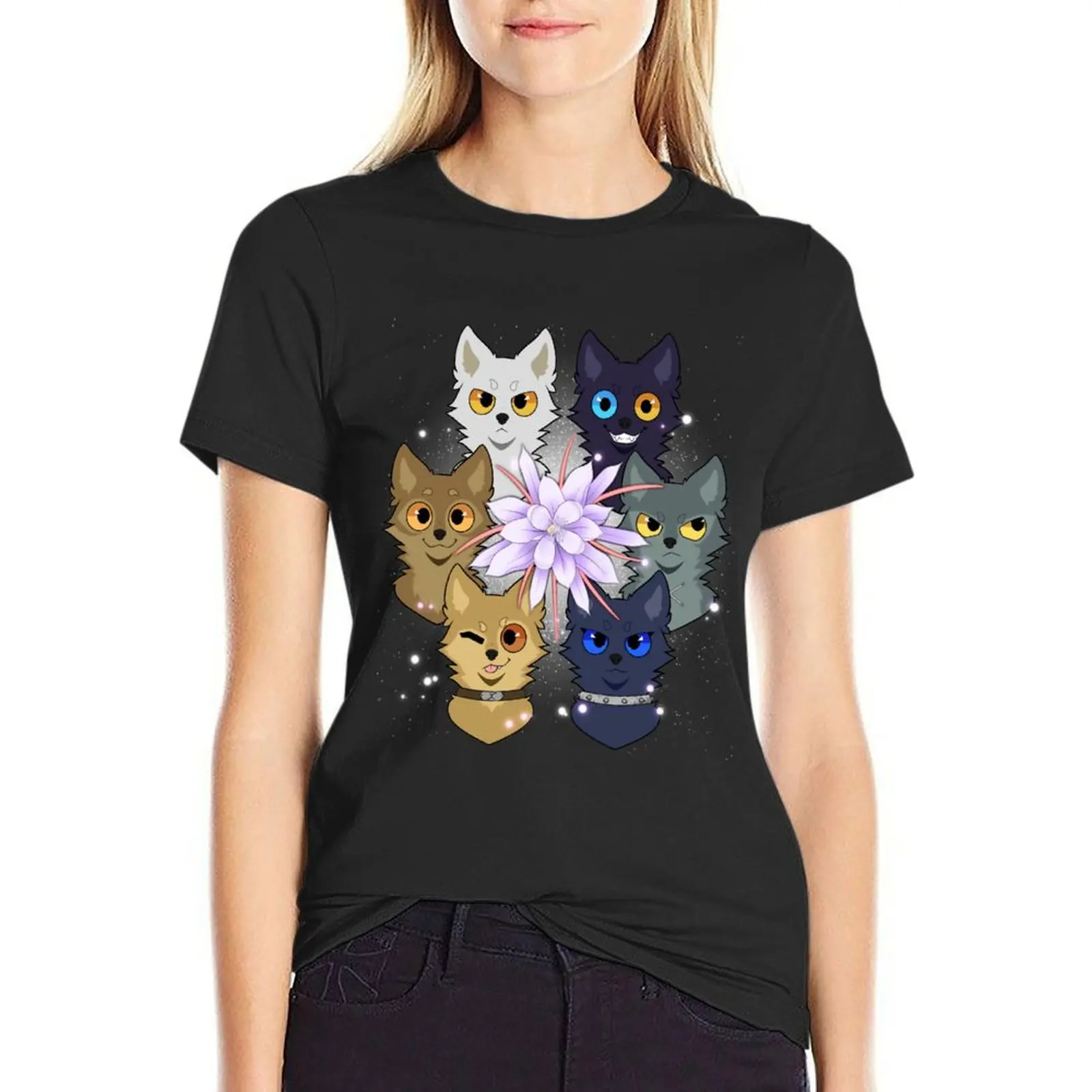 

Wolfs Rain Pups T-Shirt plain summer clothes shirts graphic tees spring clothes Women 2025
