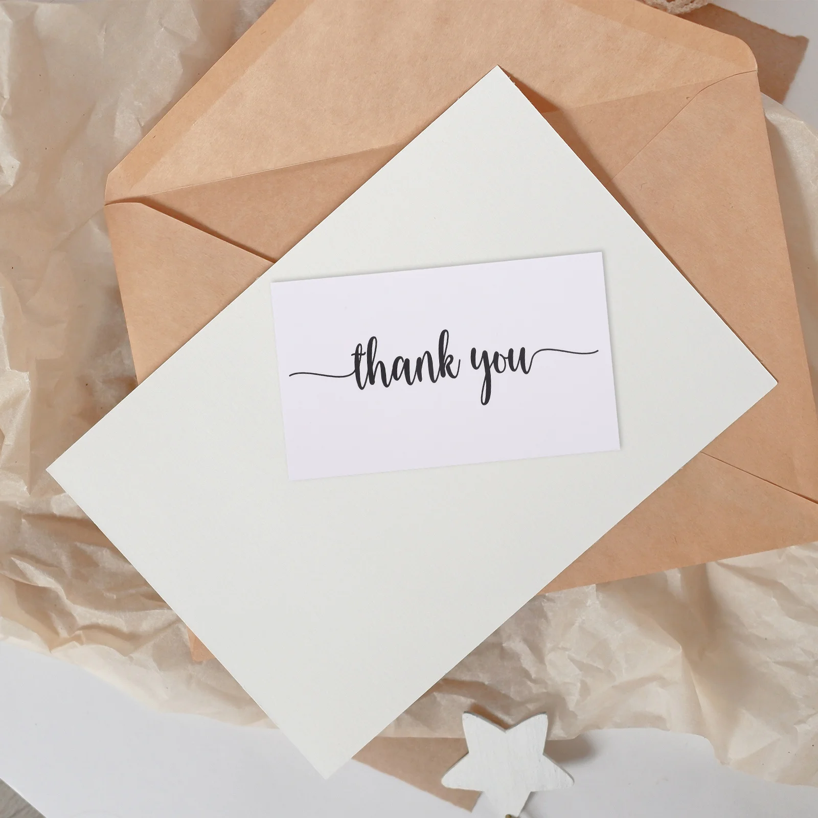

150Pcs Thank You Cards for Small Business Elegant Thick Paper Delivery Memo Cards Thank You Notes Bulk Shop Supply