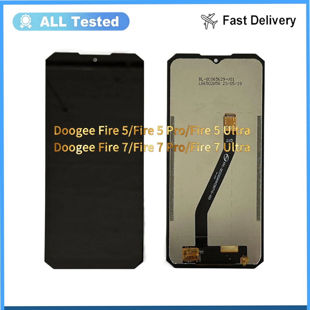 For Doogee Fire 5/Fire 5 Pro/Fire 5 Ultra LCD Display Screen + Touch Panel Digitizer For Doogee Fire 7 Pro Fire 7 Ultra LCD