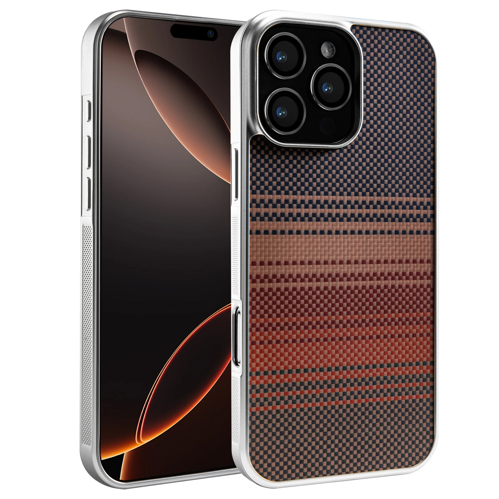 

Новый настоящий кованый чехол для телефона из углеродного волокна для iPhone 11, 12, 13, 14, 16 Plus Pro Max, глянцевый противоударный защитный чехол