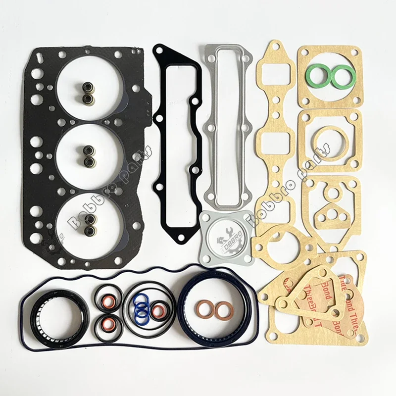 

3TNE82 3TNE82A Complete Gasket Kit For Yanmar EB3U B3U-3 B3U-5 B3U-6 Excavator Fit Takeuchi TB125 F5B Engine Parts