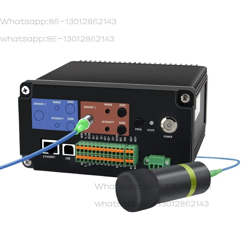 Zero-wide high-precision spectral confocal displacement meter sensor