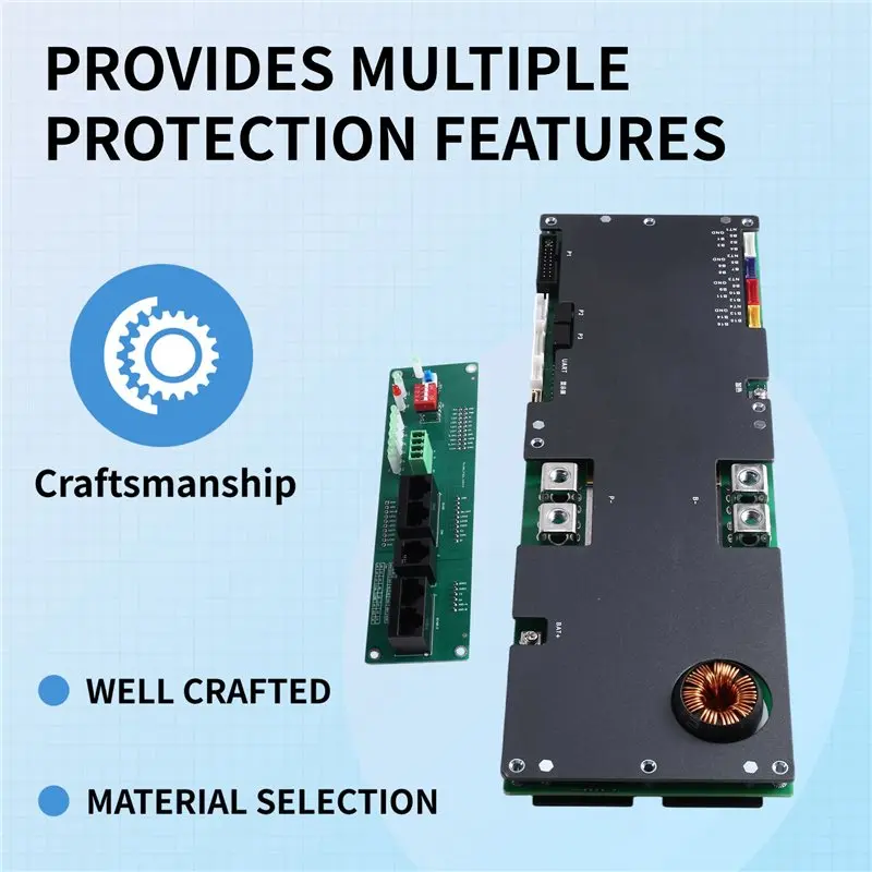 [NEW!A25P】 JK-PB2A16S 20P Lifepo4 Li- Inverter BMS 8S-16S Smart Household Energy Management System Home Active Battery Balanc