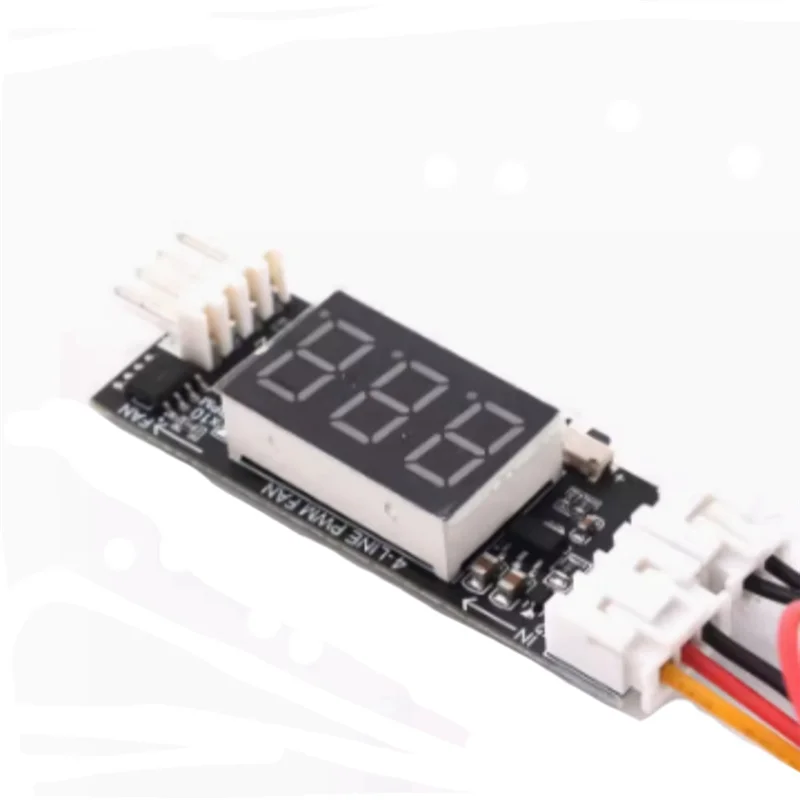 Y45A-12V PWM 4-Wire Fan Temperature Control Speed Controller Chassis Noise Reduction Module Support Fan Speed Control, Durable