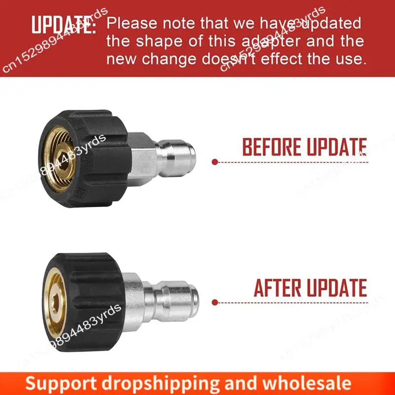 

AA86 Pressure Washer Adapter,Quick Disconnect Kit,M22 Swivel To 3/8In Quickconnect, 3/4In To Quick Release,M22 To M22 Convert