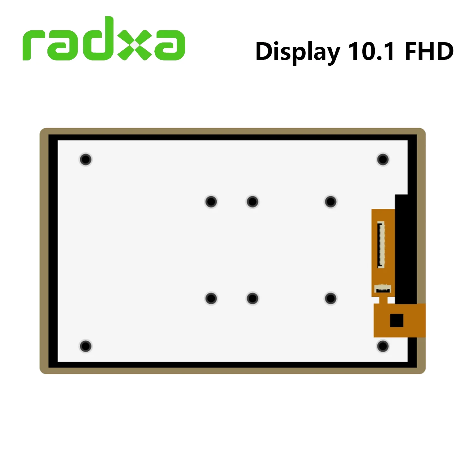 Radxa 10.1-inch FHD Touchscreen 1200 * 1920 10‑Point Capacitive Touch Panel MIPI