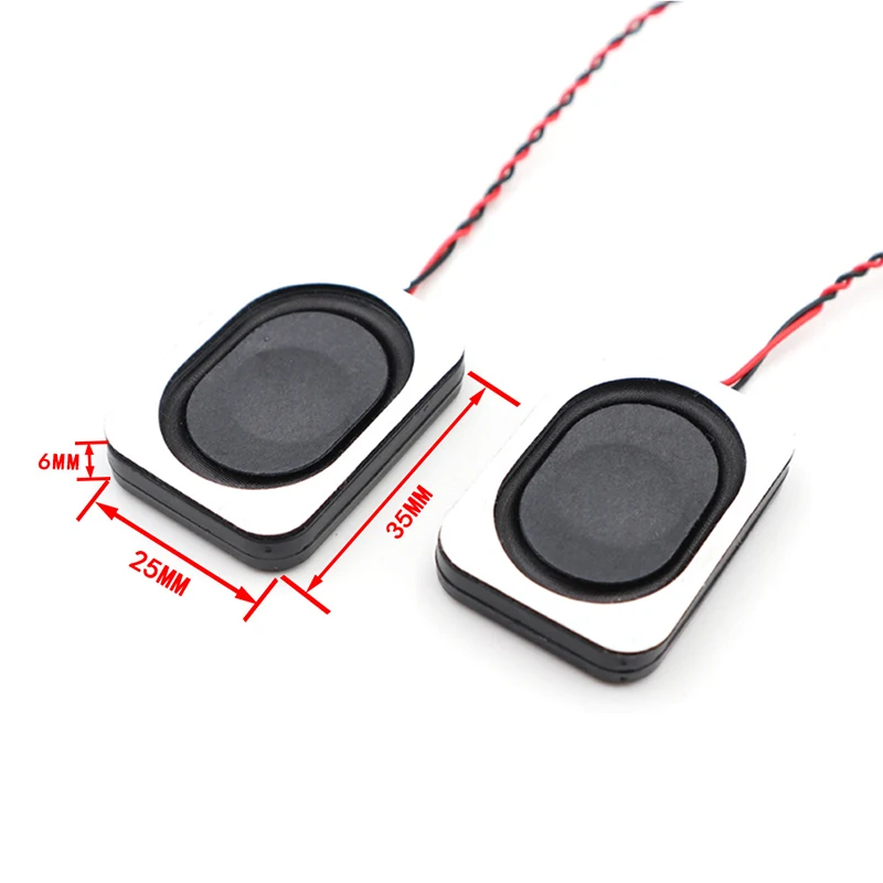 1pcs 4 Ohms 3W 2W 8ohm 2/3 Watt Speaker Square Small Cavity Notebook Computer 2535 2030 3525 Ultra-thin Box Speaker