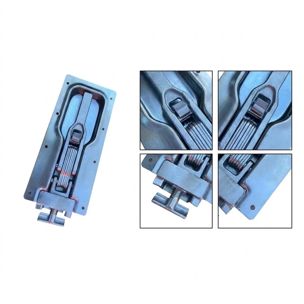 Embedded Box Lock Metal Truck Door Padlock For Refrigerated Cargo Vehicle Security Container Control Tools Accessories