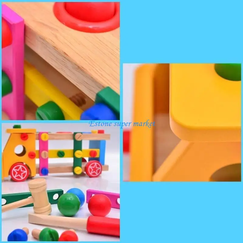 

090b Винт сборка игрушек снос игрушки игрушки Дети деревянный набор инструментов