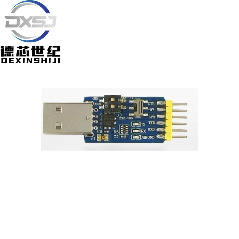 Six-in-one multi-functional USB-to-UART serial port module CP2102, usb TTL485 mutual conversion to 232 self-recoveryV