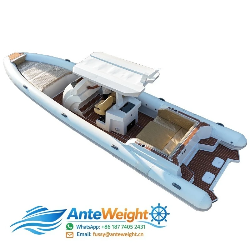 33ft 10m Aluminum Step Hull ORCA Hypalon High Speed Inflatable Boat