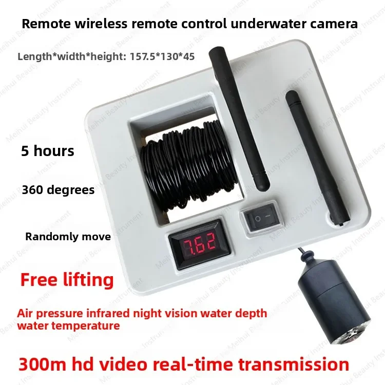 Remote Wireless Control Underwater Vision Camera Fish Detector GPS Positioning Automatic Navigation Temperature Sensing