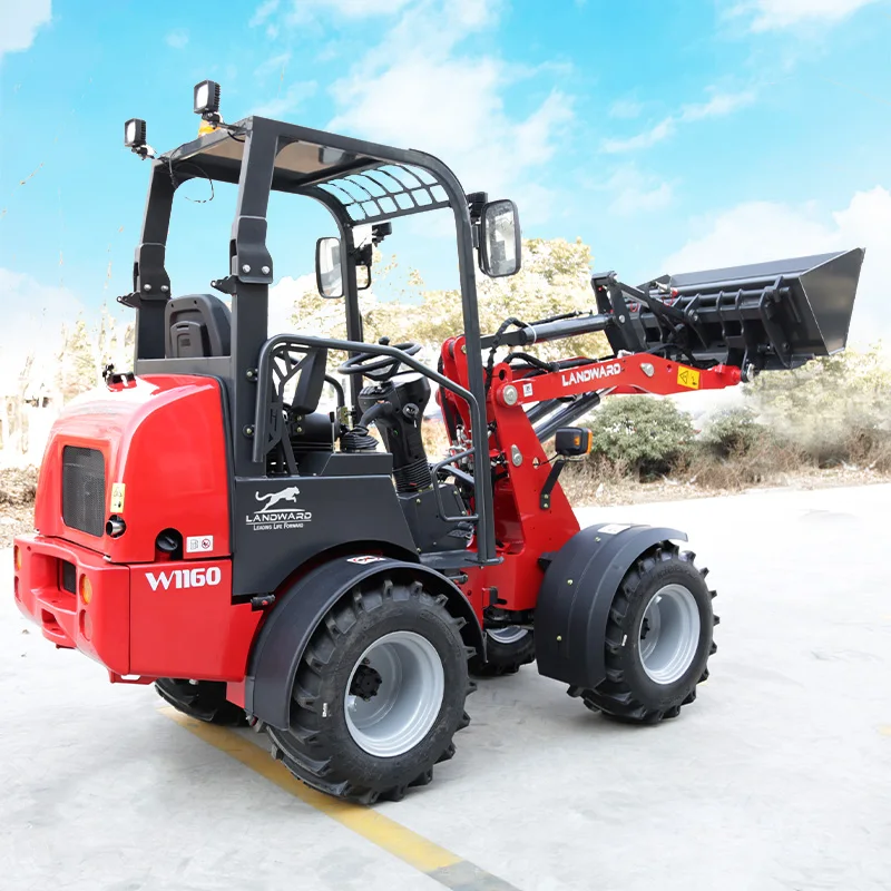 

Diesel 4WD Loader Agricultural High Quality Small Loader Wholesale High Horsepower Household All Terrain Loader Price Customized