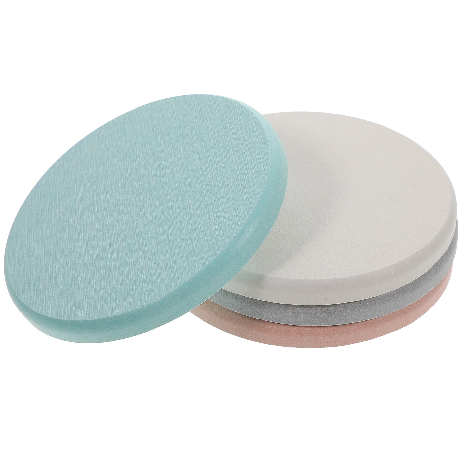 

4Pcs Waterproof Drink Coasters Water Absorbent Diatomite Cup Pads Bathroom Countertop Absorbent Mats Anti-Skid Soap Holder