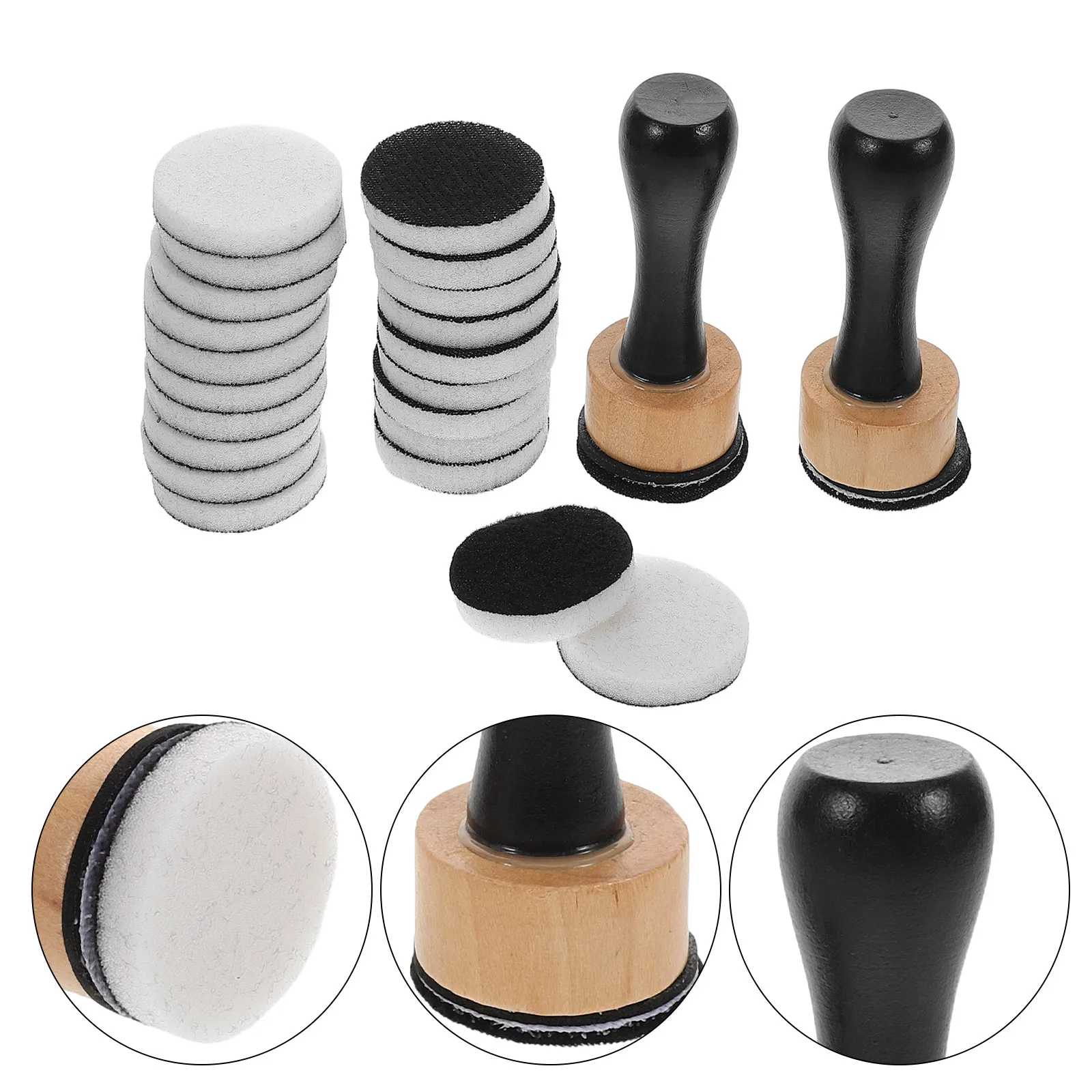 1Set Ink Painting Tools Watercolor Gouache Sponge Brushes Stencils Stamping Supplies DIY Creative Blending Set for Scrapbooking