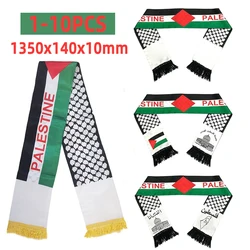 Double Side Palestine Shawl Waterproof Palestinian National Flag Shawl Sunproof Colorfast for Football Team