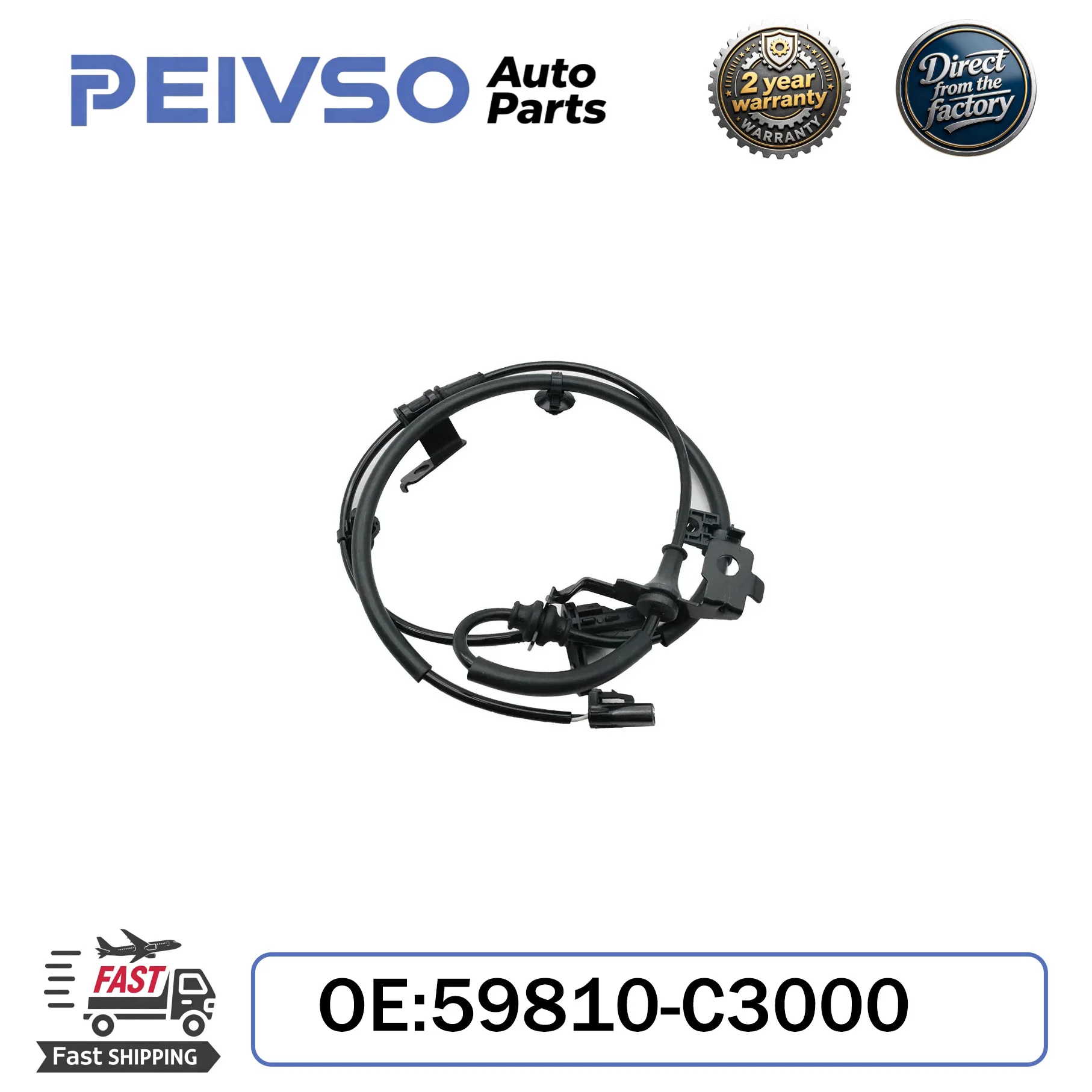 

PEIVSO 59810-C3000 59810C3000 High Quality New Front Left ABS Wheel Speed Sensor For Hyundai Sonata 2.0L 2.4L 2015-2019