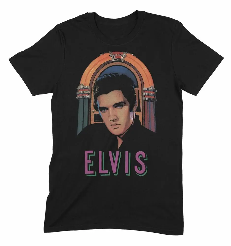 Presley Juke-Box T-Shirt - King De Rock N Roll Cotton Luxury brand vintage oversized