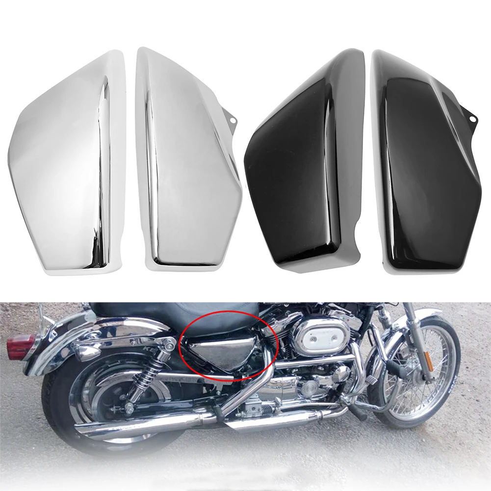 

Black Motorcycle Battery Fairing Cover Guard Protector Two Sides Fairing One Pair For Honda VTX1800 VTX 1800 R/S/N/F/T 2002-2008