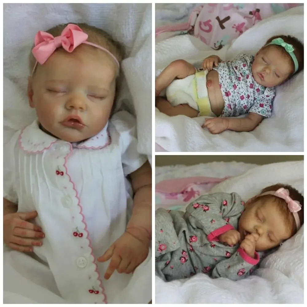 17inch TWIN B reborn doll kit premie baby size TWIN B lifelike real soft touch fresh color unfinished doll parts