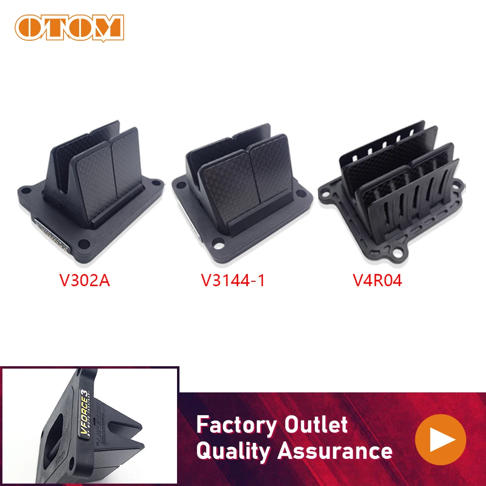 Conjunto de Válvulas de Láminas para Motocicleta YAMAHA, Sistema de Válvulas de Láminas V-Force 4R, Jaula de Válvulas VFORCE V4R04 V302A V3144-1, YZ125 Y125Z RXZ RX 135