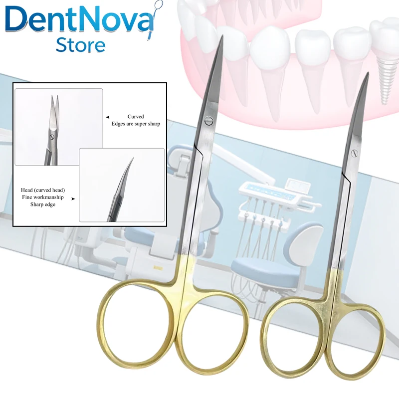 2pcs Dental Hemostatic Forceps, Curved Serrated Jaw Design for Oral Surgery Tooth Extraction Pliers