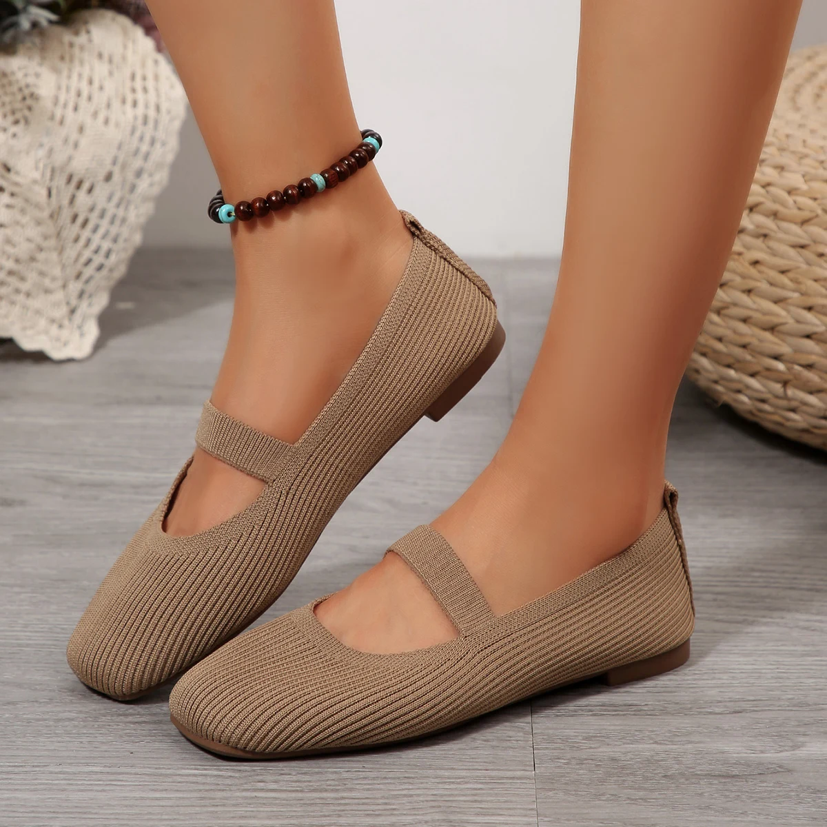 Neue Modische Komfortable Mesh Flache Müßiggänger Retro Atmungsaktive Casual Frauen Leichte Flache Schuhe Zapatos De Mujer – Detail 1
