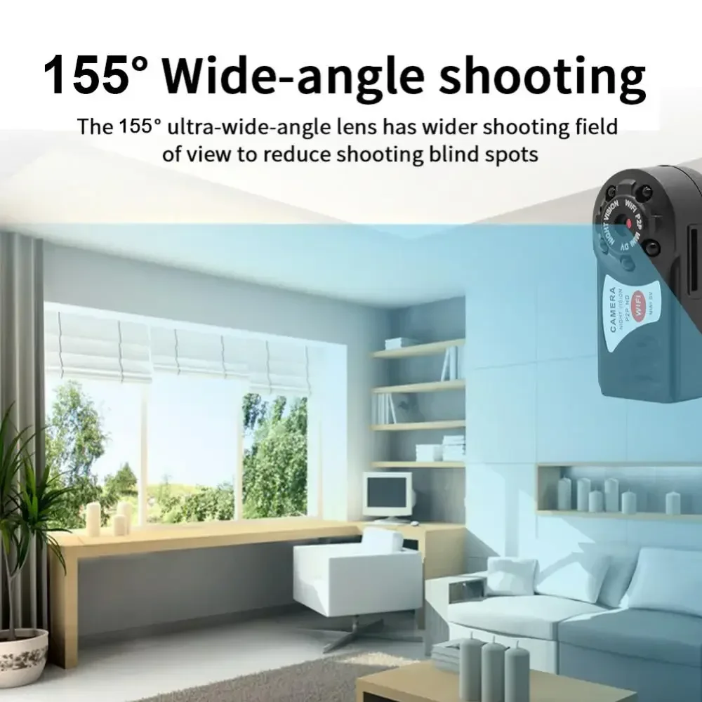 

Mini Surveillance The Mobile Camera HD 1080P Indoor Camcorder Body Cam Mini Wifi Cameras To See With WIFI