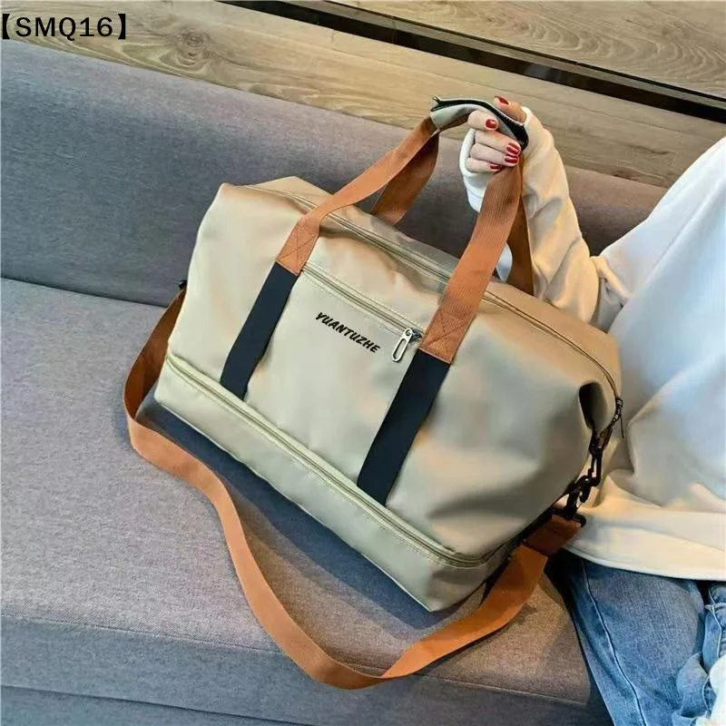 Unisex Sports Handbag Fitness Bag Expandable Travel Bag With Large Capacity Perfect For Gym Weekend Trips Versatile【SMQ】