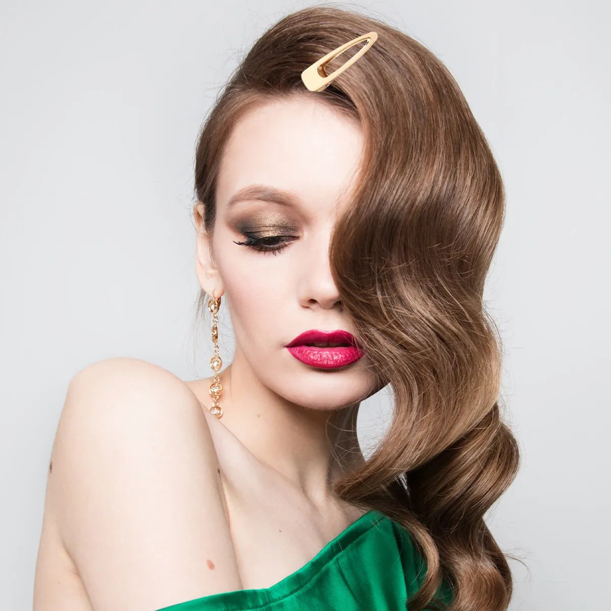 

8Pcs Rhinestone Hair Clips for Women Barrettes Hair Accessories Versatile Elegant Sweet Look Easy on Off No Damage