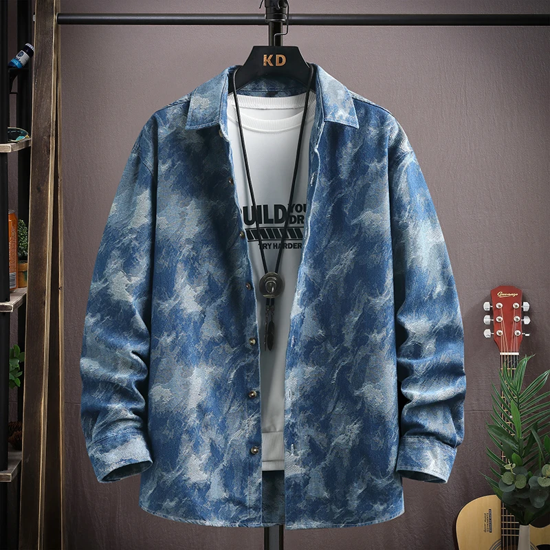 

2024 spring autumn new style Men's fashion Shirts long Sleeve Casual Shirt male,Mens High quality Shirt Men full size M-3XL