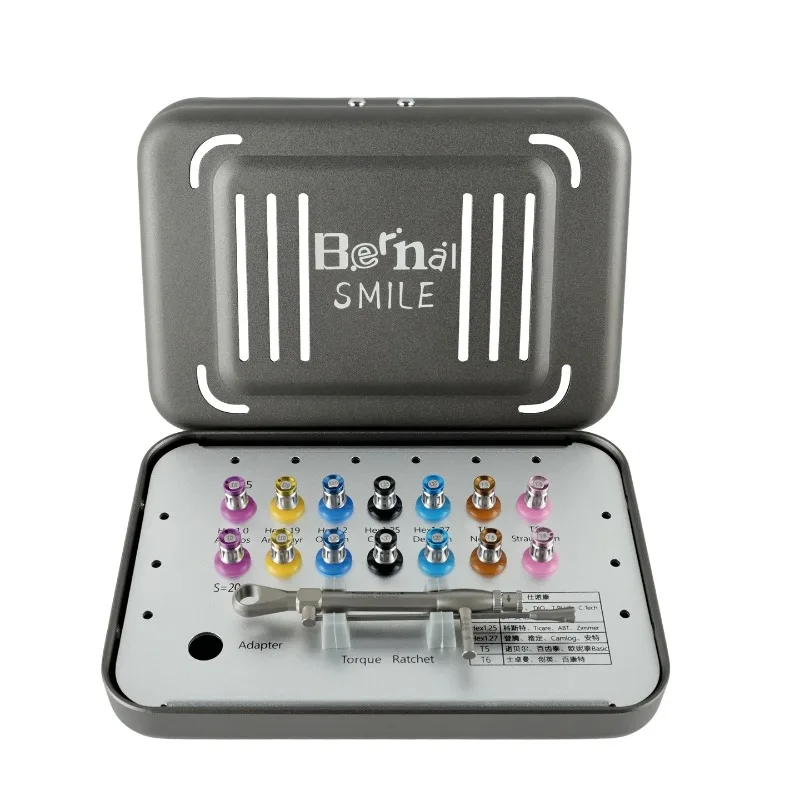 Universal Dental Implant Restoration Kit Torque Wrench Screwdriver Set for Osstem Dentium Nobel Straumann Compatible