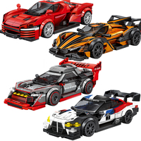 Technical Car City Speed Champion Racing Car Building Blocks Sports Car Garage Carro Rennau Voiture MOC Creative Vehicle Toys