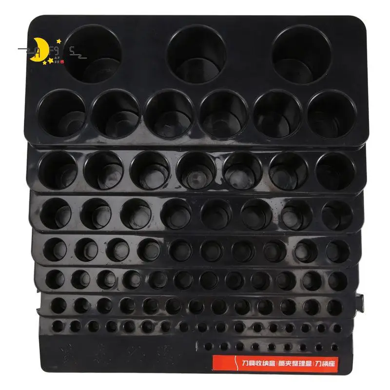 af95-ドリルビット収納ボックスフライスカッター省スペースドリル仕上げホルダーオーガナイザーケースボックス家庭用diy木工用