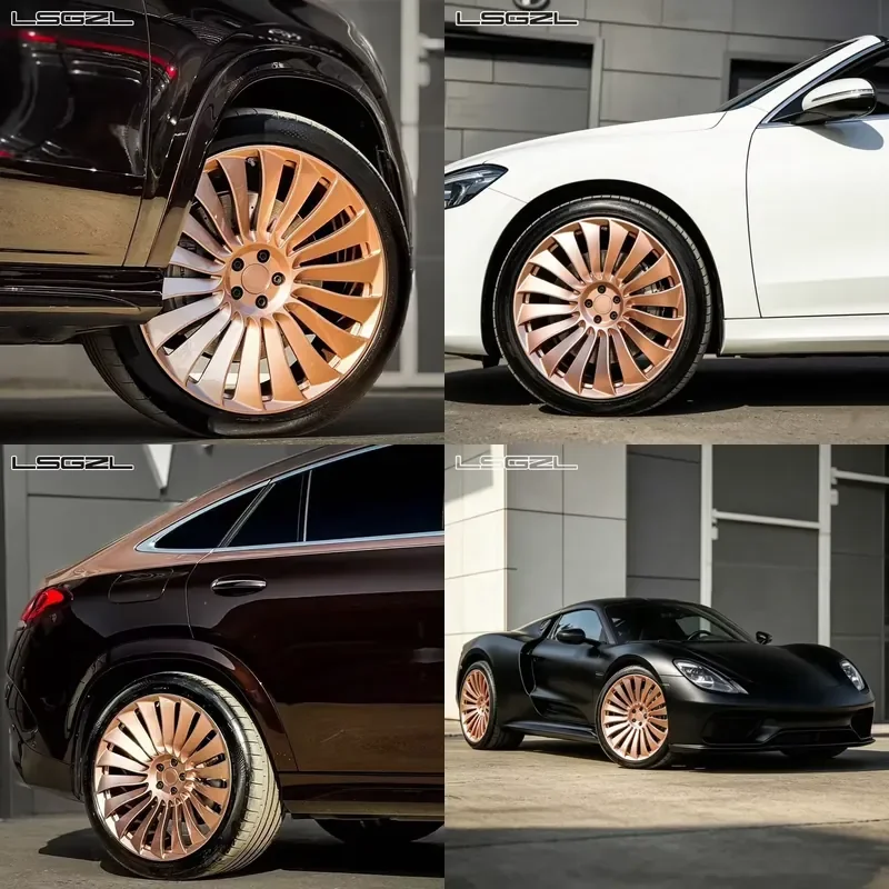 i LSGZL Monoblock Forged Alloy Wheels 5x114.3 5x120 5x130 6x139.7 Custom 18 19 20 21 22 Inch Billet Wheels for