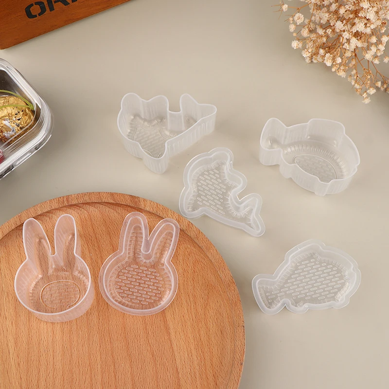 3Pcs/Set Cartoon Shape Rice Ball Mold Sushi Roll Mold Rice Ball Bento Press Mold DIY Tools Kitchen Accessories...