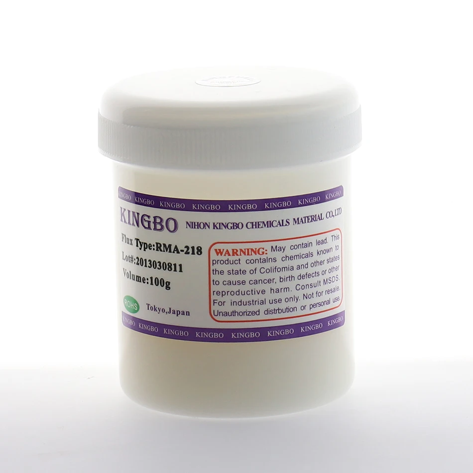 Kingbo RMA-218 bga Solder Flux Paste Solder 100g for SMT Reballing